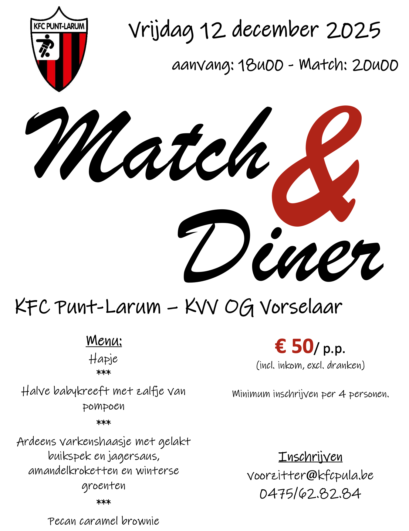Match and Dinner